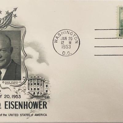 34th POTUS Eisenhower Inauguration envelope 