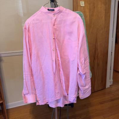 Paul Frederick, Tommy Hilfiger, Scott Barber, and Other Men’s Long Sleeve Button-Ups - sizes M-L (PB-DZ)