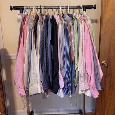 Paul Frederick, Tommy Hilfiger, Scott Barber, and Other Men’s Long Sleeve Button-Ups - sizes M-L (PB-DZ)