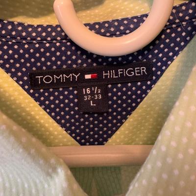Paul Frederick, Tommy Hilfiger, Scott Barber, and Other Men’s Long Sleeve Button-Ups - sizes M-L (PB-DZ)