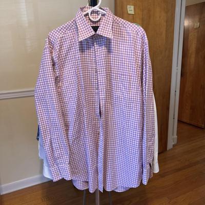 Paul Frederick, Tommy Hilfiger, Scott Barber, and Other Men’s Long Sleeve Button-Ups - sizes M-L (PB-DZ)