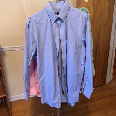 Paul Frederick, Tommy Hilfiger, Scott Barber, and Other Men’s Long Sleeve Button-Ups - sizes M-L (PB-DZ)