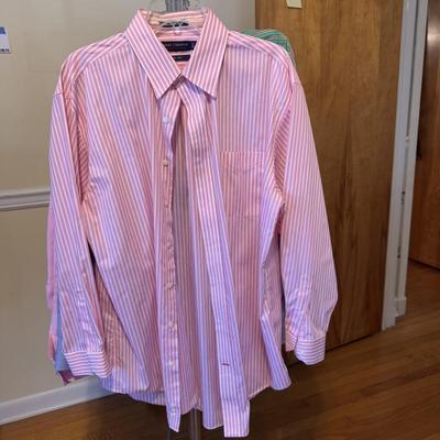 Paul Frederick, Tommy Hilfiger, Scott Barber, and Other Men’s Long Sleeve Button-Ups - sizes M-L (PB-DZ)