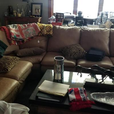 Leather Sectional