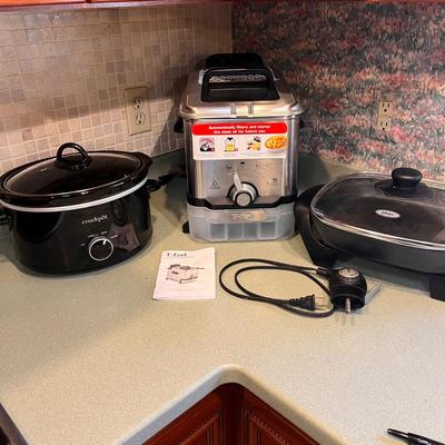 T-Fal Ultimate EZ Clean Fryer, Crockpot & Electric Skillet (K-RG)