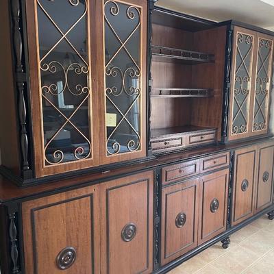 Large imported Italian china hutch