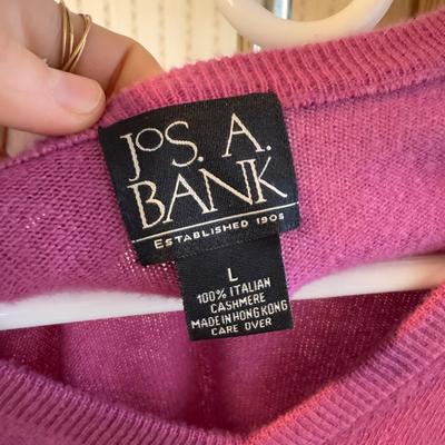 100% Cashmere Sweaters by Jos. A. Bank and More - Men’s Size M-L (PB-DZ)