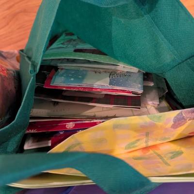 Assortment Of Gift Bags & Tissue Paper