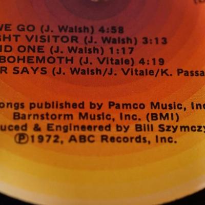 JO WALSH BARNSTORM 1972 ABC RECORDS