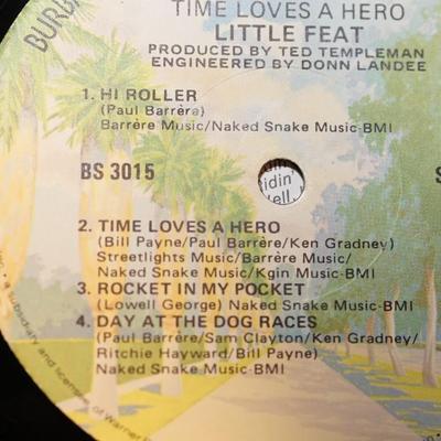 LITTLE FEAT "TIME LOVES A HERO" 1977 WARNER BROS. RECORDS