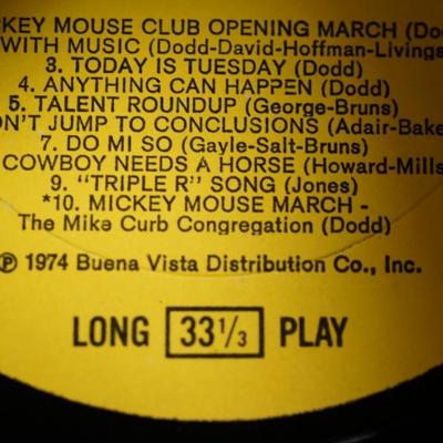 WALT DISNEYS "MICKEY MOUSE CLUB" 1975 WALT DISNEYS PRODUCTIONS