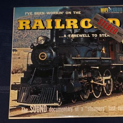 FOR THE TRAIN COLLECTOR! "RAILROAD- A FAREWELL TO STEAM "/SOUND DOCUMENTARY