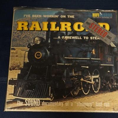 FOR THE TRAIN COLLECTOR! "RAILROAD- A FAREWELL TO STEAM "/SOUND DOCUMENTARY
