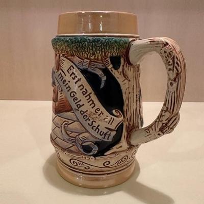 Vintage King Ceramic Beer Stein