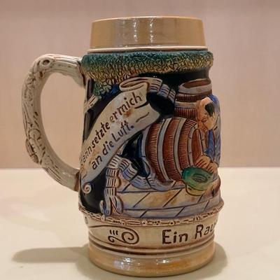 Vintage King Ceramic Beer Stein