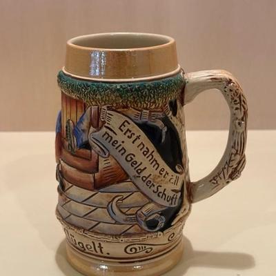 Vintage King Ceramic Beer Stein