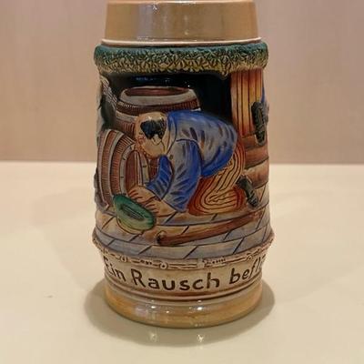 Vintage King Ceramic Beer Stein