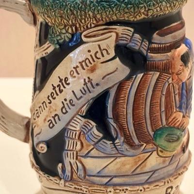 Vintage King Ceramic Beer Stein