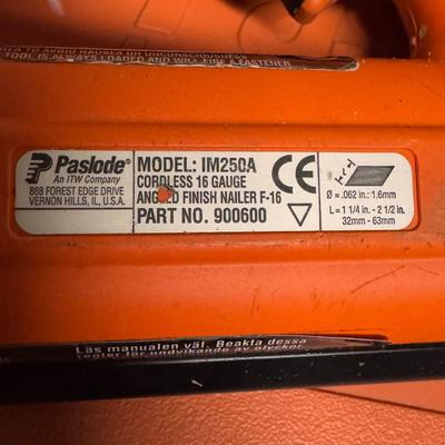 Paslode Impulse Angled Finish and Senco FinishPro 42XP Nailers (B1-DZ)