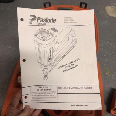 Paslode Impulse Angled Finish and Senco FinishPro 42XP Nailers (B1-DZ)