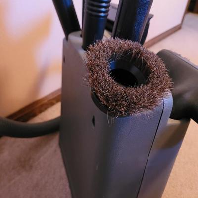 Working Kirby G Six vac with attachment holder amd shampooing attachments
