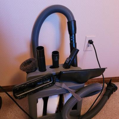 Working Kirby G Six vac with attachment holder amd shampooing attachments