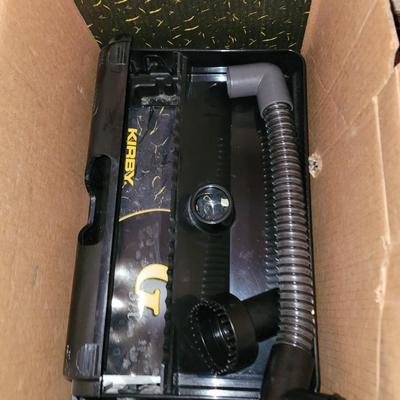 Working Kirby G Six vac with attachment holder amd shampooing attachments