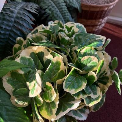 Lot of 4 Vibrant House Plants (Faux)