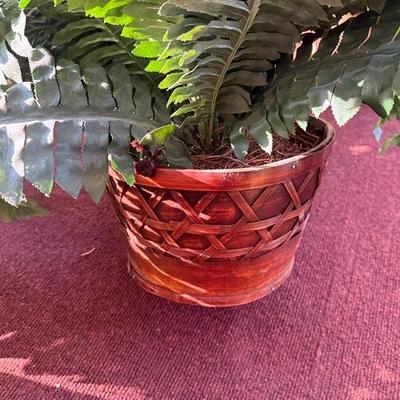 Lot of 4 Vibrant House Plants (Faux)
