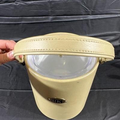 Vintage Leather Ice Bucket