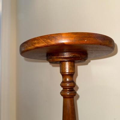 322 Vintage Mahogany Plant Stand
