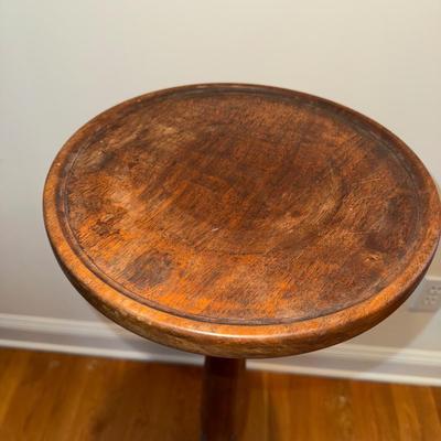 322 Vintage Mahogany Plant Stand