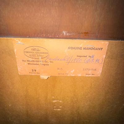 324 Vintage Henkel Harris Chippendale Wall Mirror