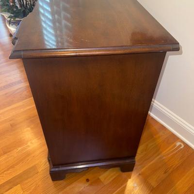 323 Vintage Baker Furniture Georgian Design Mahogany Block Front Dresser