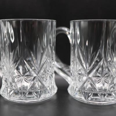 Vintage Crystal Chantilly Mugs (4)