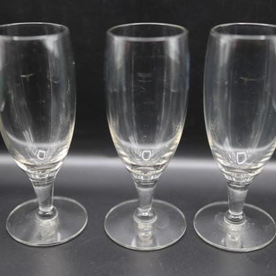 Set of (6) Short Stemmed Glassware 5.5"