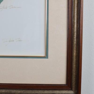 Signed by Richard Sloan, "Scissor Tailed Flycatcher"