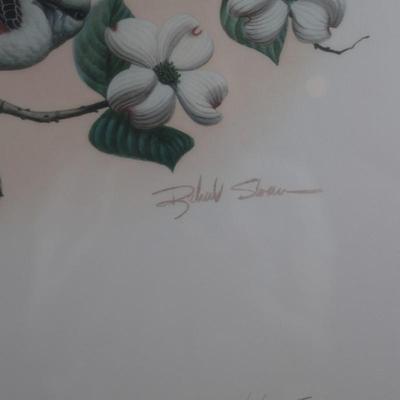 Signed by Richard Sloan, "Scissor Tailed Flycatcher"