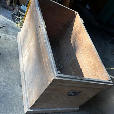 Heavy Vintage Wooden Box
