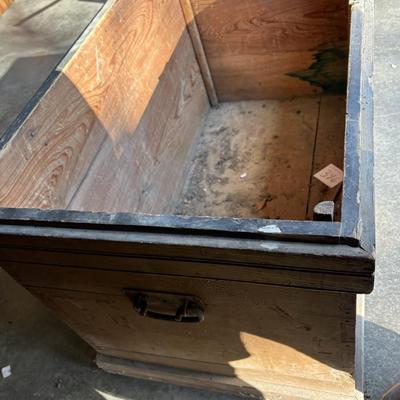 Heavy Vintage Wooden Box
