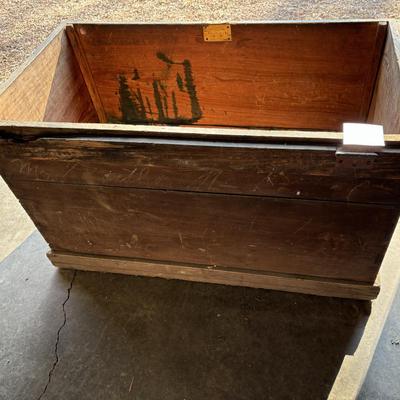 Heavy Vintage Wooden Box