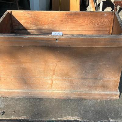 Heavy Vintage Wooden Box