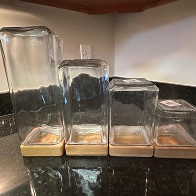 Anchor Hocking Glass Jars, Measuring Cups and Serving Dish