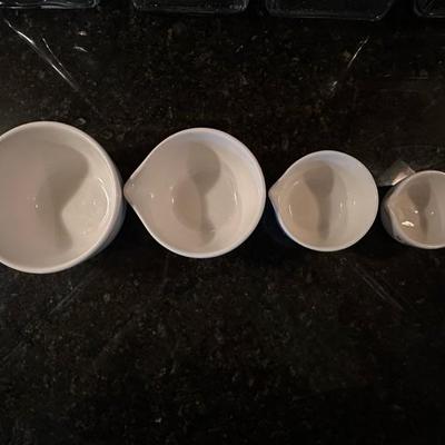 Anchor Hocking Glass Jars, Measuring Cups and Serving Dish