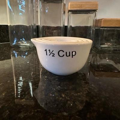 Anchor Hocking Glass Jars, Measuring Cups and Serving Dish