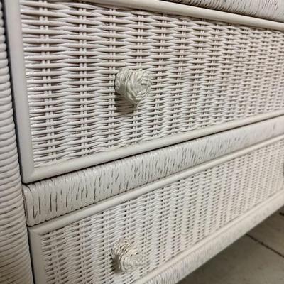 Lexington Wicker Dresser, Mirror & Chair