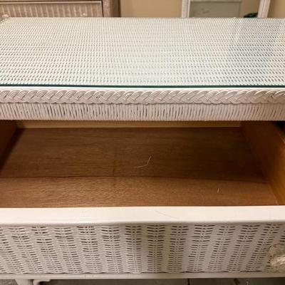 Lexington Wicker Dresser, Mirror & Chair