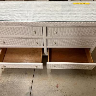 Lexington Wicker Dresser, Mirror & Chair