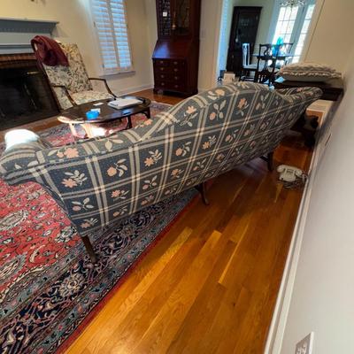 334 Chippendale Style Upholstered Sofa