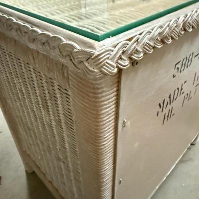 Lexington Wicker Dresser, Night Stand, Mirror and Twin Headboards